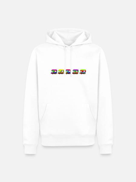Mobilekolonne - Männer Premium Bio Hoodie - Weiß
