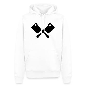 Butcher Knifes - Männer Premium Bio Hoodie - Weiß - Vorne - Nico (187cm)
