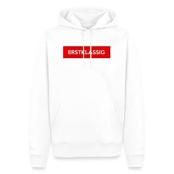 DE PREMIÈRE CLASSE - Sweat à capuche Premium bio Homme - blanc - Devant - Nico (187cm)