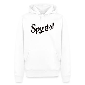 Sport - Sweat à capuche Premium bio Homme - blanc - Devant - Nico (187cm)