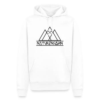 Naturensohn - Männer Premium Bio Hoodie - Weiß - Vorne - Nico (187cm)