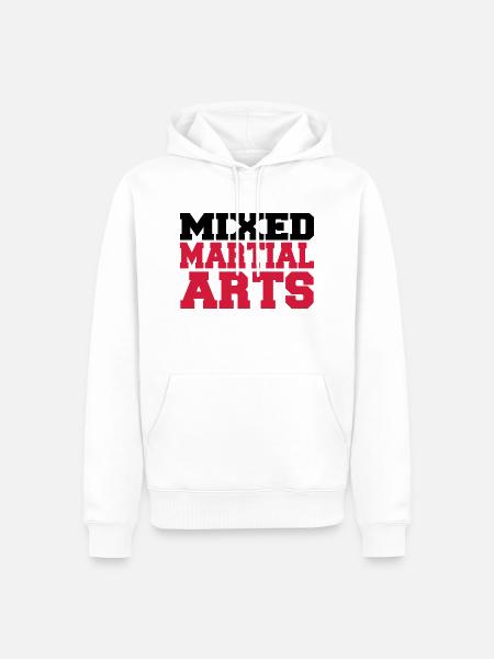 Mixed Martial Arts - Männer Premium Bio Hoodie - Weiß