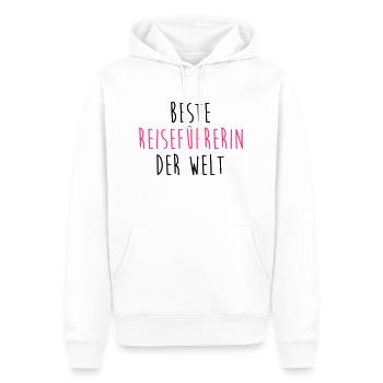 Reiseführer Reiseführerin Führer Tourismus Tourist - Männer Premium Bio Hoodie - Weiß - Vorne - Nico (187cm)