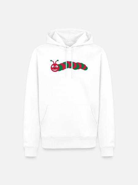chenille - Sweat à capuche Premium bio Homme - blanc