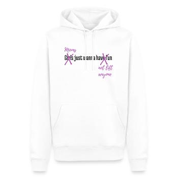 Mums just wanna not lift anyone - Men’s Premium Organic Hoodie - white - Front - Nico (187cm)