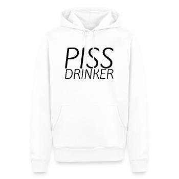 Piss Drinker 23 - Männer Premium Bio Hoodie - Weiß - Vorne - Nico (187cm)