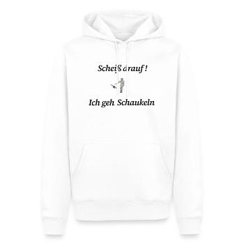 Stay with Ukraine Peace - Männer Premium Bio Hoodie - Weiß - Vorne - Nico (187cm)
