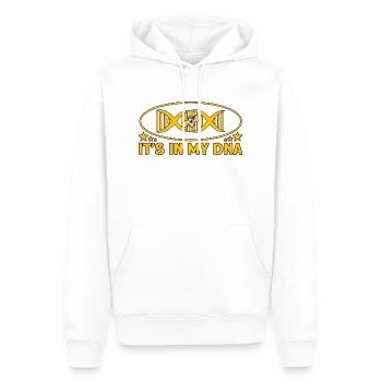 Gabelstaplerfahrer Es ist in meiner Dna Geschenk - Männer Premium Bio Hoodie - Weiß - Vorne - Nico (187cm)