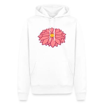 Hübsche bunte Blume Design - Männer Premium Bio Hoodie - Weiß - Vorne - Nico (187cm)