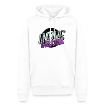 Livre Inspirational Green Statement Blagues - Sweat à capuche Premium bio Homme - blanc - Devant - Nico (187cm)