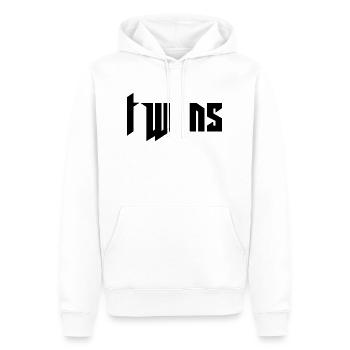 Grossesse Baby shower Babyshower Boy Girl - Sweat à capuche Premium bio Homme - blanc - Devant - Nico (187cm)