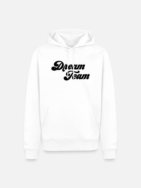 Dream Team - Männer Premium Bio Hoodie - Weiß