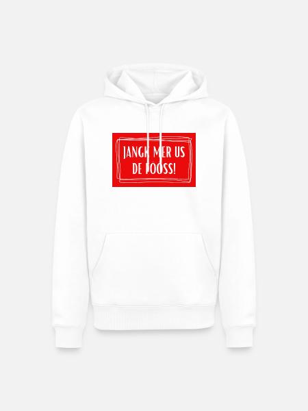 Jangk mer us de Fööß - Köln Kölle Kölsch Rheinland - Männer Premium Bio Hoodie - Weiß