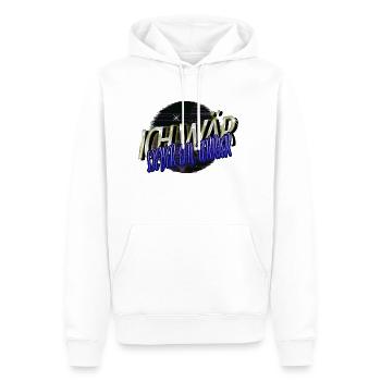 pudel geek statement geburtstagsgeschenkidee cool - Männer Premium Bio Hoodie - Weiß - Vorne - Nico (187cm)