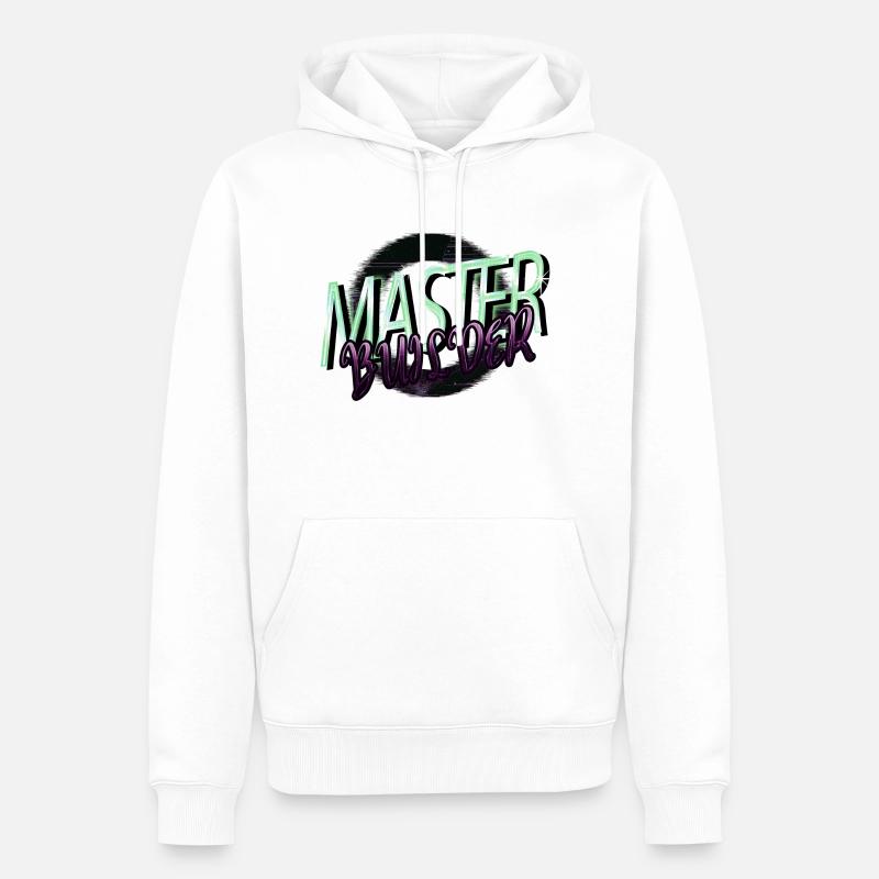 christmas vacation robotics tshirt computer - Männer Premium Bio Hoodie - Weiß