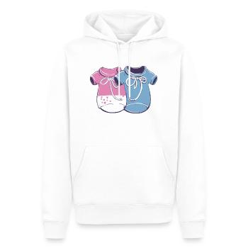 Tenues de bébé - Sweat à capuche Premium bio Homme - blanc - Devant - Nico (187cm)