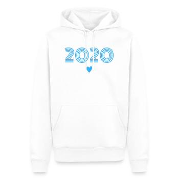 Jahrgang 2020 Junge - Männer Premium Bio Hoodie - Weiß - Vorne - Nico (187cm)