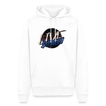 animal lover pet i love cats humor funny sayings - Männer Premium Bio Hoodie - Weiß - Vorne - Nico (187cm)