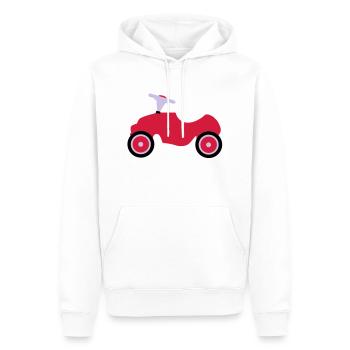 Spielzeug Auto - Männer Premium Bio Hoodie - Weiß - Vorne - Nico (187cm)