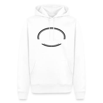 Circuit open - Men’s Premium Organic Hoodie - white - Front - Nico (187cm)
