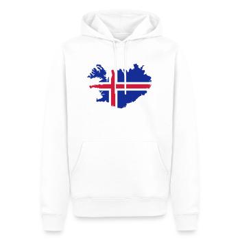 Island - Männer Premium Bio Hoodie - Weiß - Vorne - Nico (187cm)