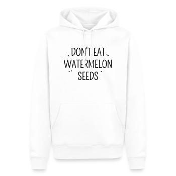 Watermelon Seeds Schwangerschaft - Männer Premium Bio Hoodie - Weiß - Vorne - Nico (187cm)