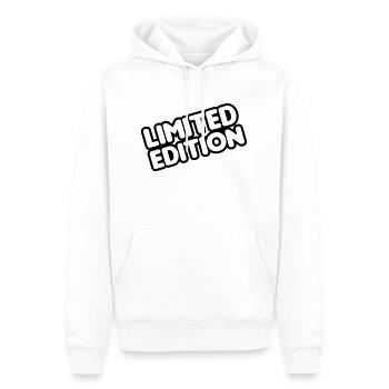 limited_edition - Sweat à capuche Premium bio Homme - blanc - Devant - Nico (187cm)