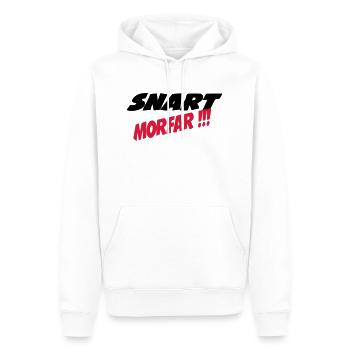 Snart morfar !! - Sweat à capuche Premium bio Homme - blanc - Devant - Nico (187cm)