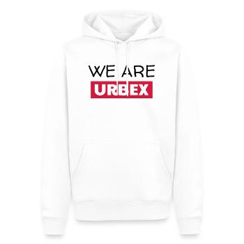 Urbex / Urban Exploration Explorer Cataphile - Männer Premium Bio Hoodie - Weiß - Vorne - Nico (187cm)