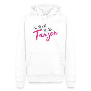 tanzen aus dem weg - Männer Premium Bio Hoodie - Weiß - Vorne - Nico (187cm)