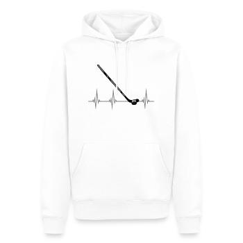 Puls Hockey Sticks - Men’s Premium Organic Hoodie - white - Front - Nico (187cm)