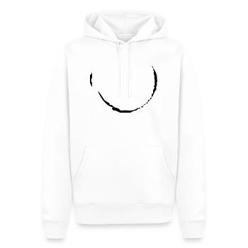 Cercle - Sweat à capuche Premium bio Homme - blanc - Devant - Nico (187cm)