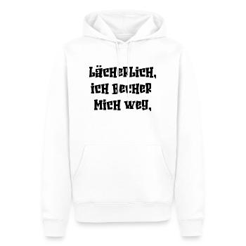 Party feiern Festival bechern saufen Alkohol - Männer Premium Bio Hoodie - Weiß - Vorne - Nico (187cm)