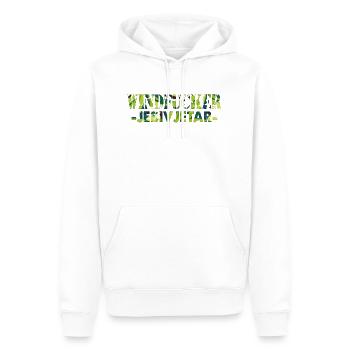 Bosnisch fraza Wind fucker LZN Izet Rukfas Combe - Männer Premium Bio Hoodie - Weiß - Vorne - Nico (187cm)