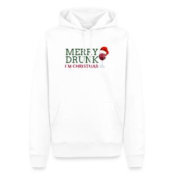 Merry Drunk - Männer Premium Bio Hoodie - Weiß - Vorne - Nico (187cm)