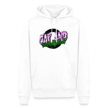 pet cat cat face hoodies and sweatshirts - Männer Premium Bio Hoodie - Weiß - Vorne - Nico (187cm)