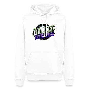 funny sayings bday tired drinking geek gift idea - Männer Premium Bio Hoodie - Weiß - Vorne - Nico (187cm)