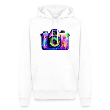 Fotografieren Kamera Fotograf lustig Fotografen - Männer Premium Bio Hoodie - Weiß - Vorne - Nico (187cm)