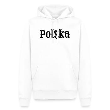 Polska Poland - Männer Premium Bio Hoodie - Weiß - Vorne - Nico (187cm)