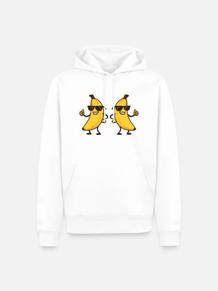 Babane Comic Cool 2 - Men’s Premium Organic Hoodie - white