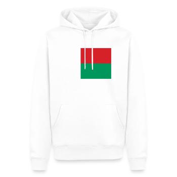 Madagaskar - Männer Premium Bio Hoodie - Weiß - Vorne - Nico (187cm)