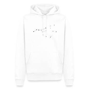 Ursa Major - The Big Dipper - The Plough - Men’s Premium Organic Hoodie - white - Front - Nico (187cm)