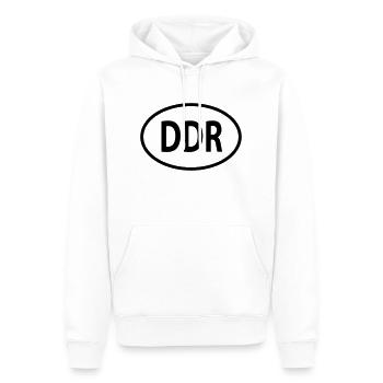RDA - Sweat à capuche Premium bio Homme - blanc - Devant - Nico (187cm)