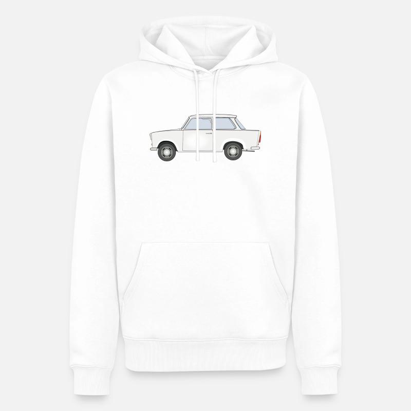blockedName - Männer Premium Bio Hoodie - Weiß