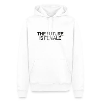 L'avenir est féminin - Sweat à capuche Premium bio Homme - blanc - Devant - Nico (187cm)