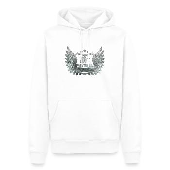 paintball - Sweat à capuche Premium bio Homme - blanc - Devant - Nico (187cm)