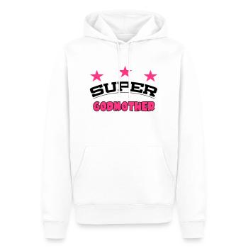 Super godmother - Sweat à capuche Premium bio Homme - blanc - Devant - Nico (187cm)