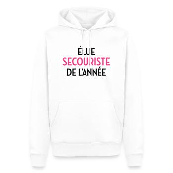 Erste Hilfe / Retter / Retterin / Arzt - Männer Premium Bio Hoodie - Weiß - Vorne - Nico (187cm)