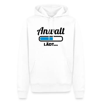 Anwalt - Männer Premium Bio Hoodie - Weiß - Vorne - Nico (187cm)