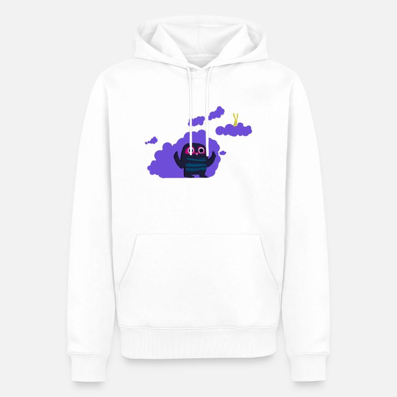 2FA1B742 14A7 4DEE A98D EC903ADA2D87 - Männer Premium Bio Hoodie - Weiß